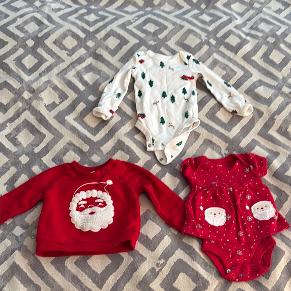 ❤️ 7 for 20 ❤️ Festive Red and White Kids One Pieces newborn